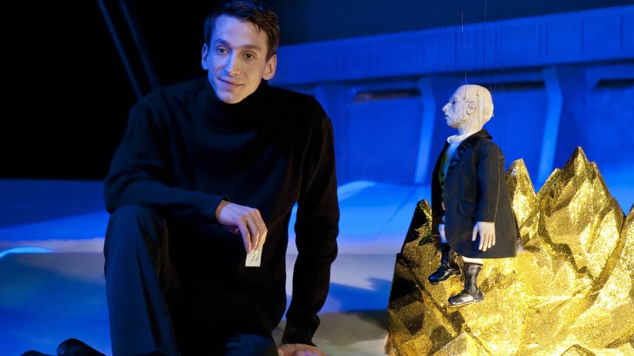 Siegfried, das Waldvöglein und der Riese in „Ring des Nibelungen“  Siegfried, das Waldvöglein und der Riese in „Ring des Nibelungen“