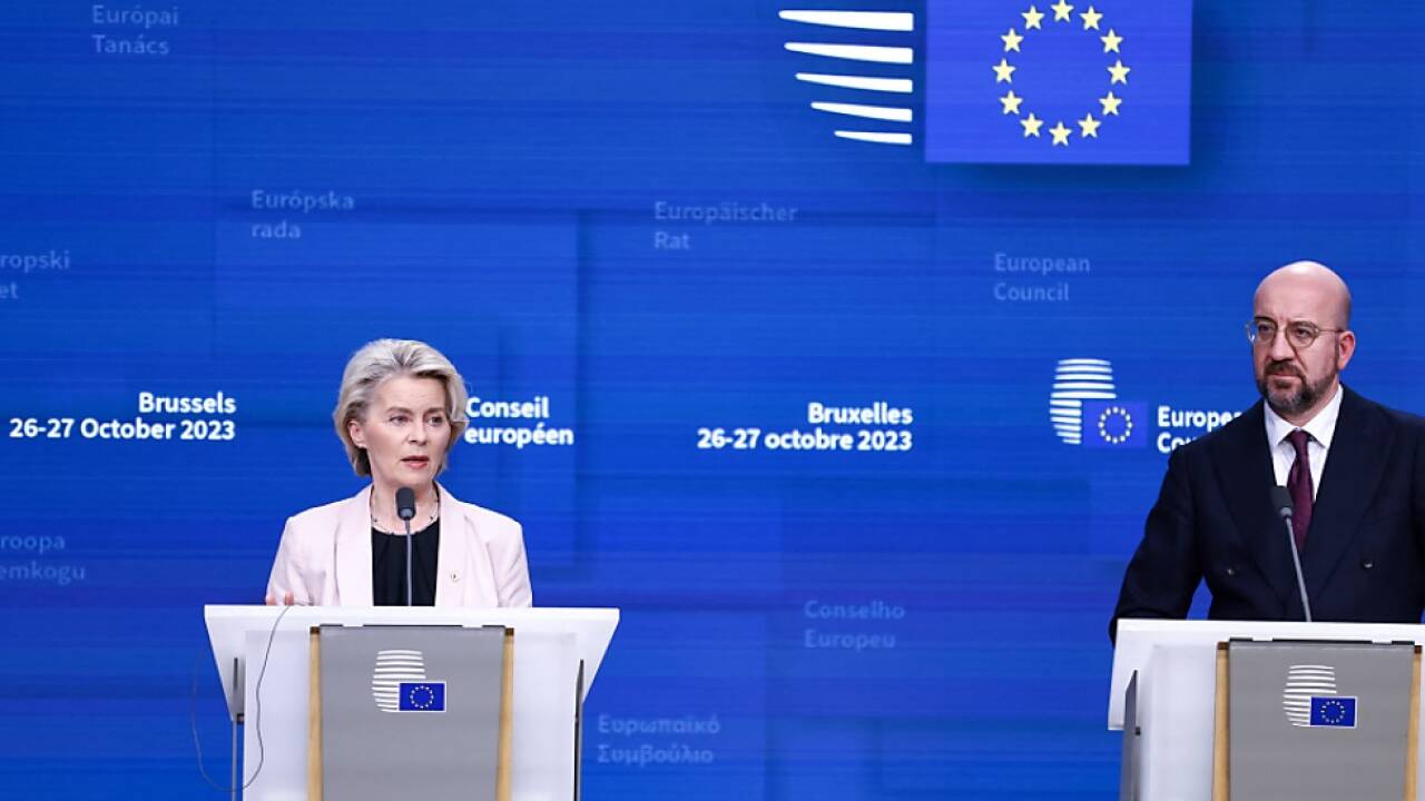 EU-Kommissionspräsidentin von der Leyen und EU-Ratspräsident Michel 
