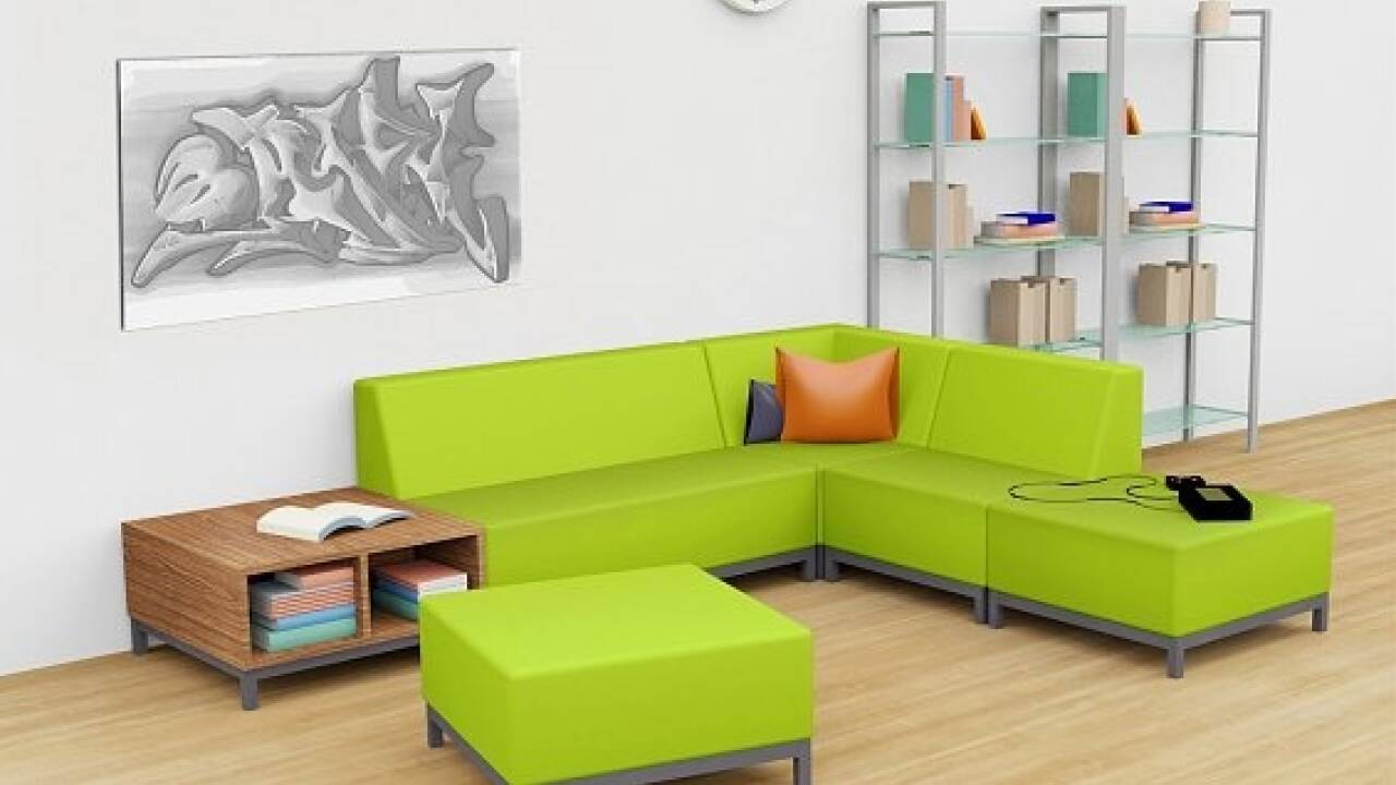 Greenery, ein leuchtendes Gelb-Grün, ist die Trendfarbe 2017. 