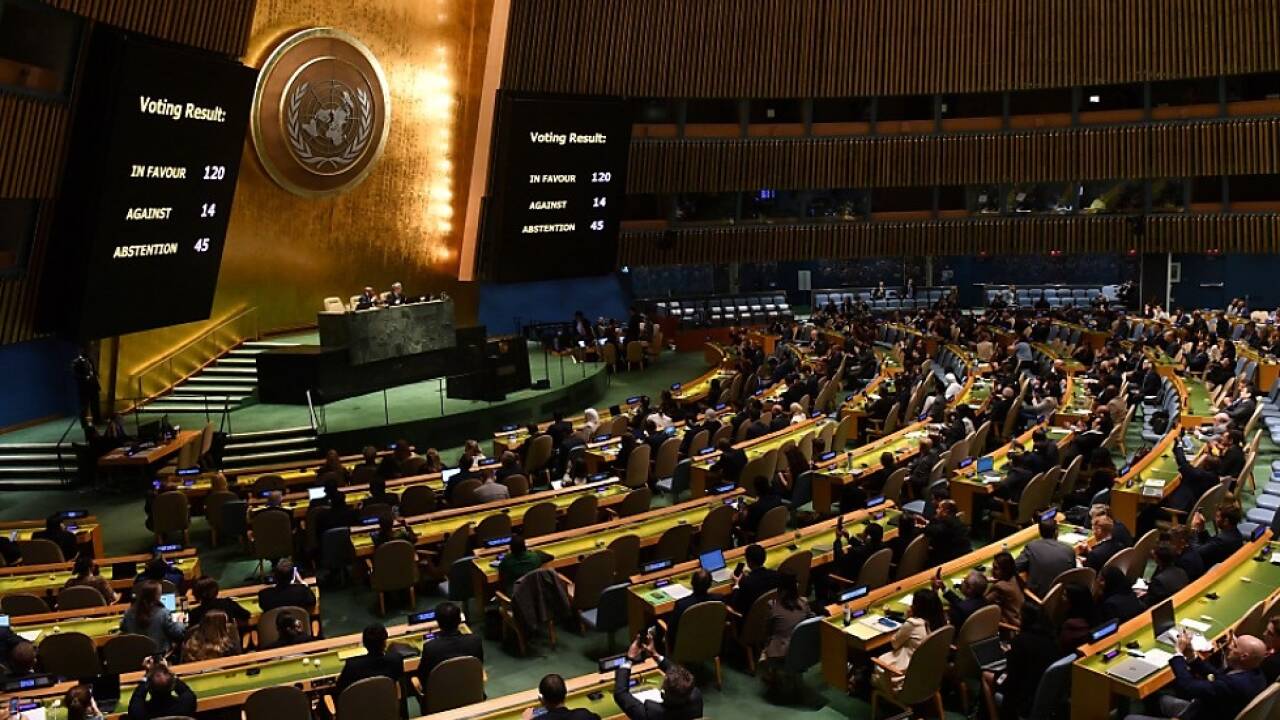 UNO-Vollversammlung nahm Resolution zu Gaza an 
