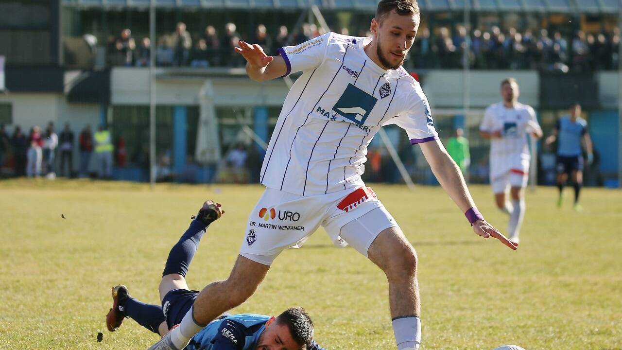 Austria-Innenverteidiger Mathias Hausberger und Co. waren in Reichenau auf verlorenem Posten.  
