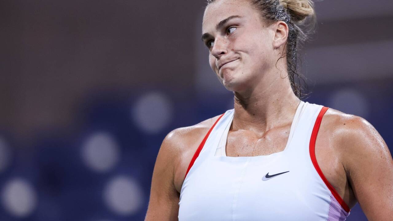 Aryna Sabalenka sparte nicht mit Kritik. 