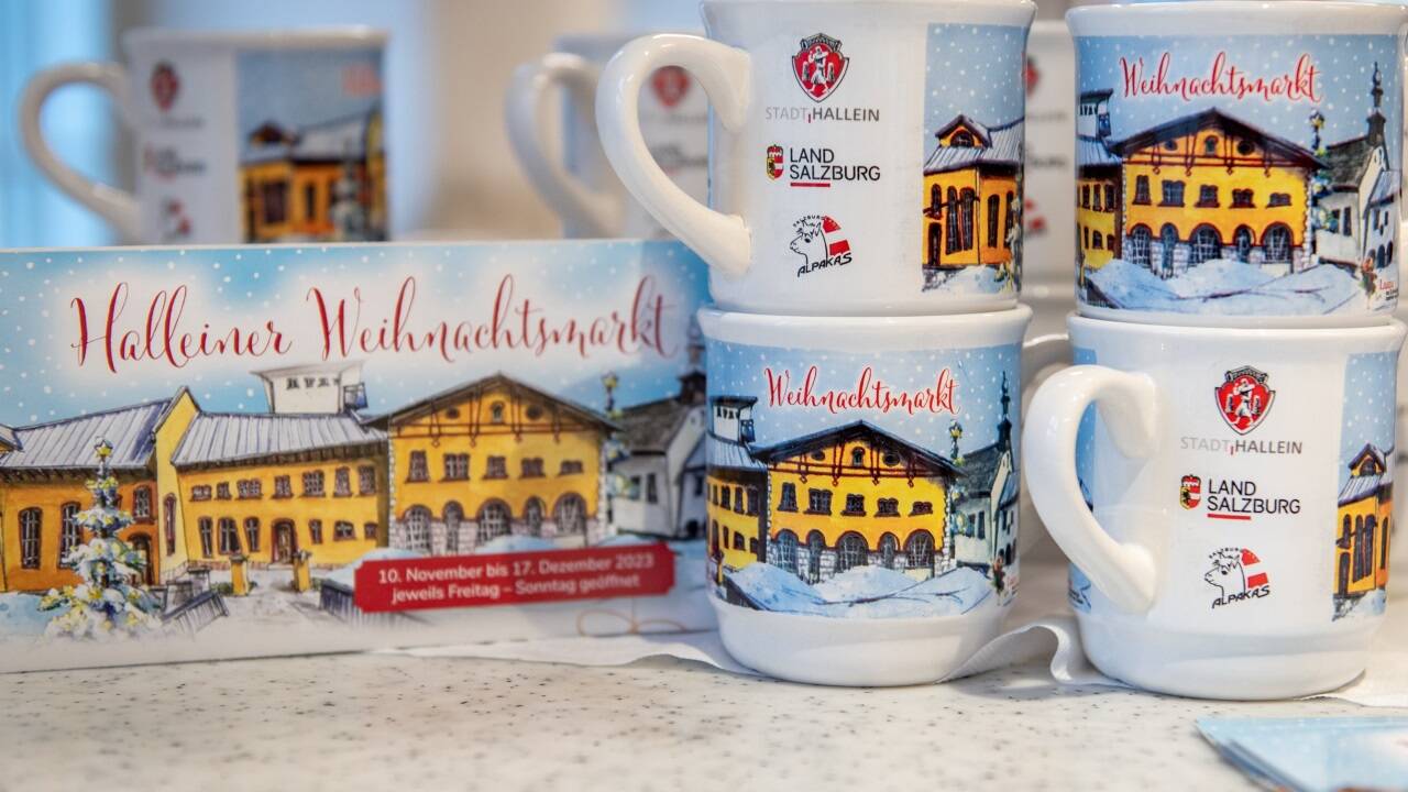Das Sujet von Iris Moosleitner ist das neue Aushängeschild des Halleiner Weihnachtsmarkts. Das Sujet von Iris Moosleitner ist das neue Aushängeschild des Halleiner Weihnachtsmarkts.