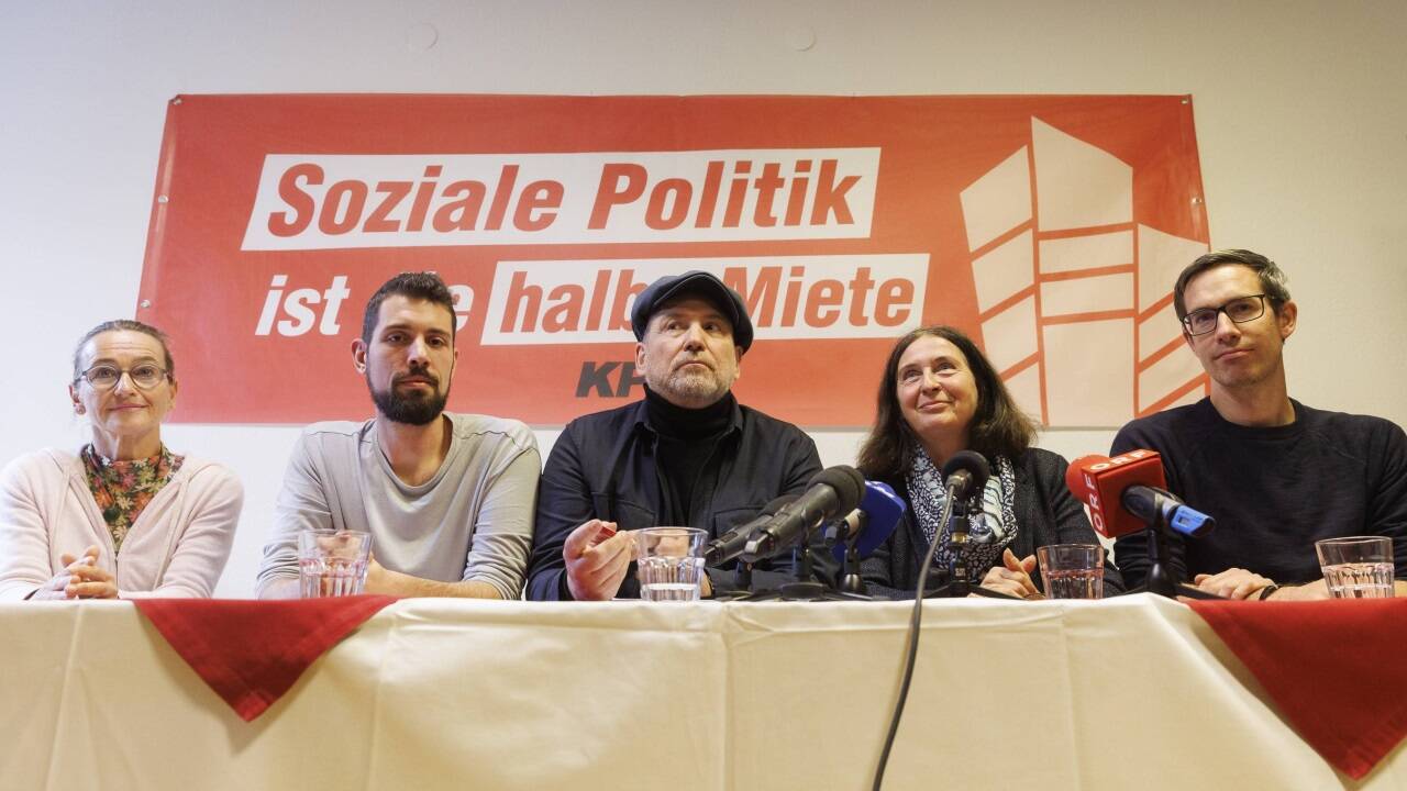 Bei einer Pressekonferenz präsentierte die KPÖ am Samstag ihre Pläne für die bevorstehende Nationalratswahl. 