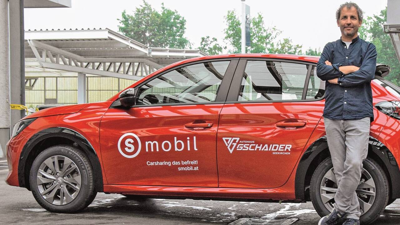 Vereinsobmann David Knapp ist selbst überzeugter Nutzer des Carsharing-Angebots in Seekirchen und Umgebung.  