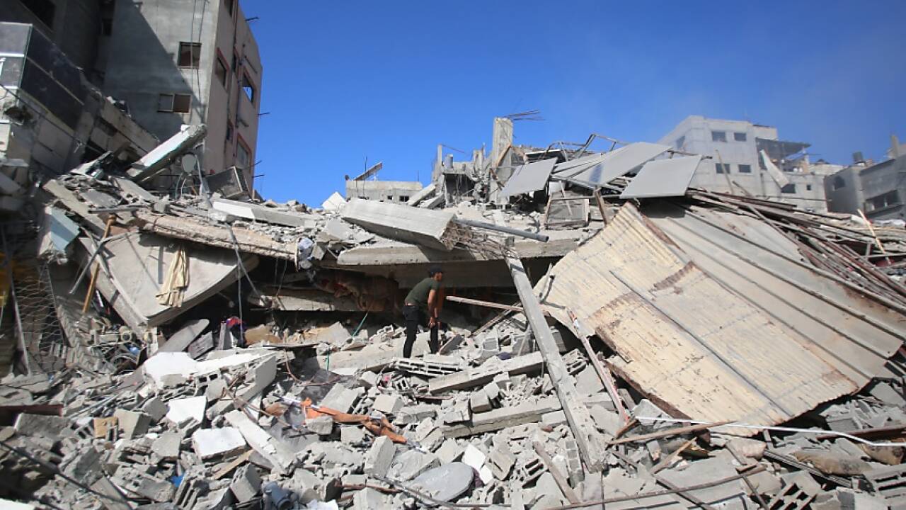 Gaza ist von Kriegsschäden gezeichnet 