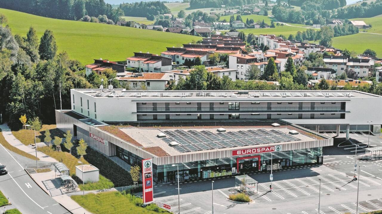 In Obertrum wurden im Zuge des Baus des Eurospar-Markts darüber 24 Starterwohnungen errichtet. 