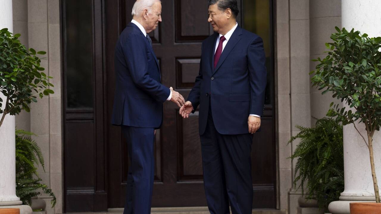 Joe Biden und Xi Jinping. 