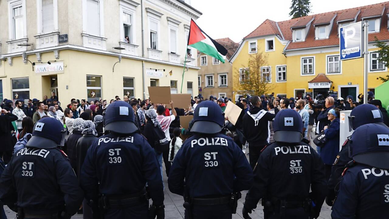 'Pro-Palästina'-Demos stellen Polizei vor Herausforderungen 
