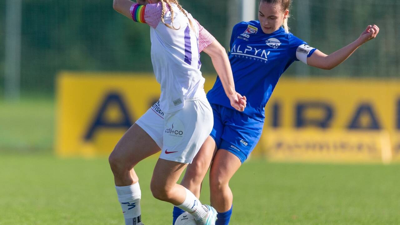 Bergheim (im Bild: Lucia Orkic/r.) kämpfte im Cup-Viertelfinale beherzt.  