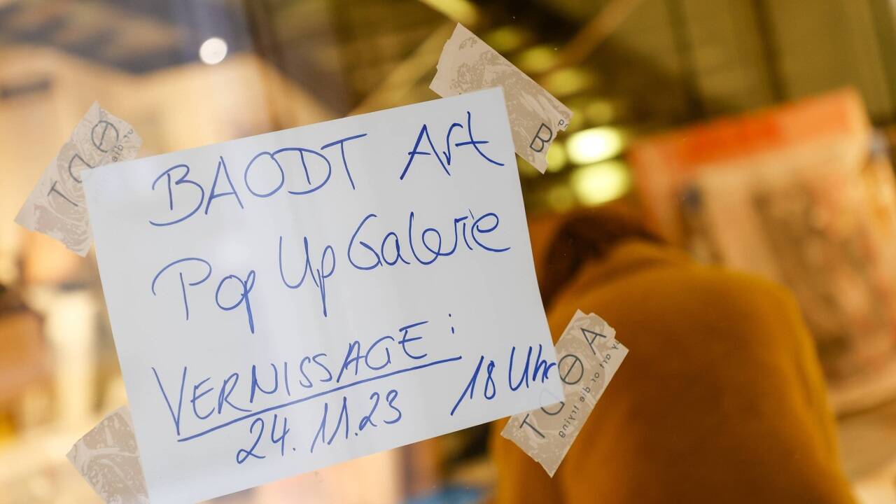 Die Pop-up-Galerie Baodt zieht für drei Wochen in der Getreidegasse ein. 