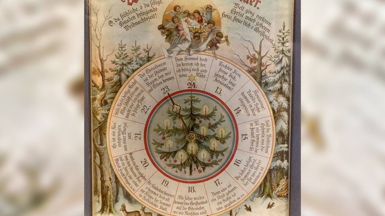 „Weihnachtsuhr für Kinder“ im Salzburger Weihnachtsmuseum. 