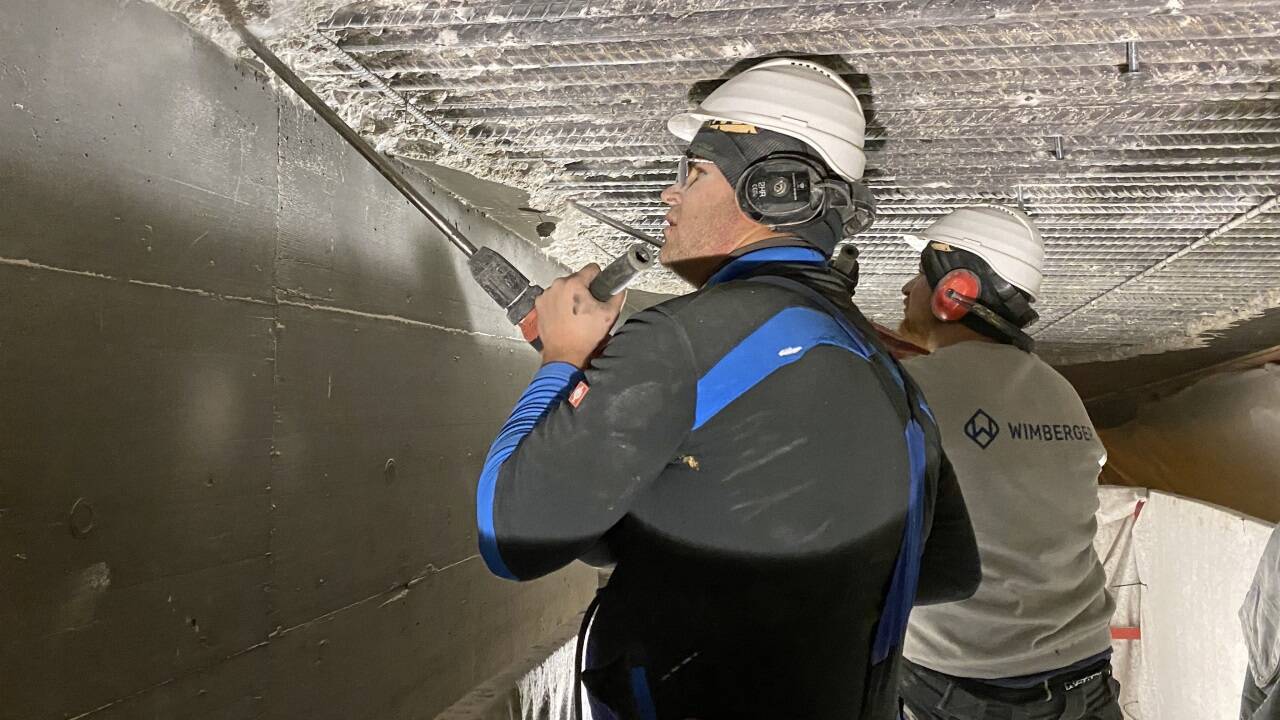 Der Tunnel wird derzeit saniert. 