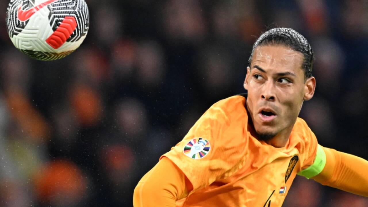 'Oranje'-Kapitän Virgil van Dijk in Aktion 