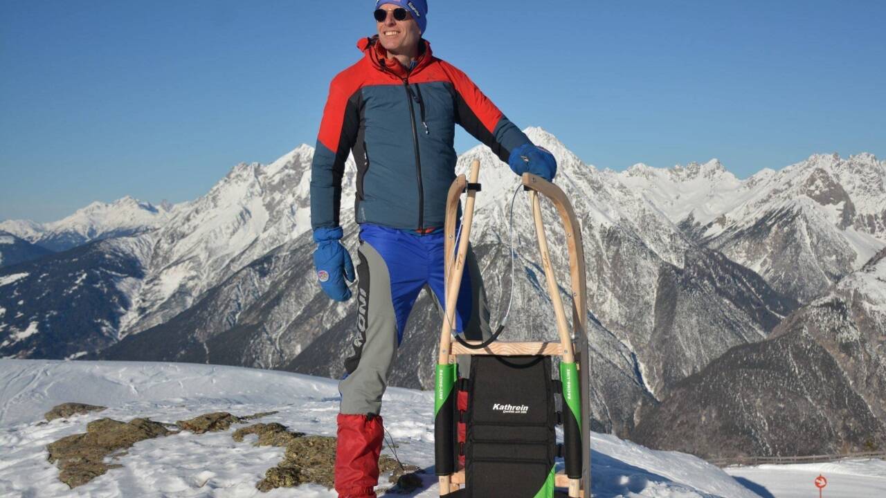 Rolf Majcen hat dank seiner Frau die Liebe zur Rodel entdeckt. Inzwischen hat er 68 Rodelstrecken befahren.  