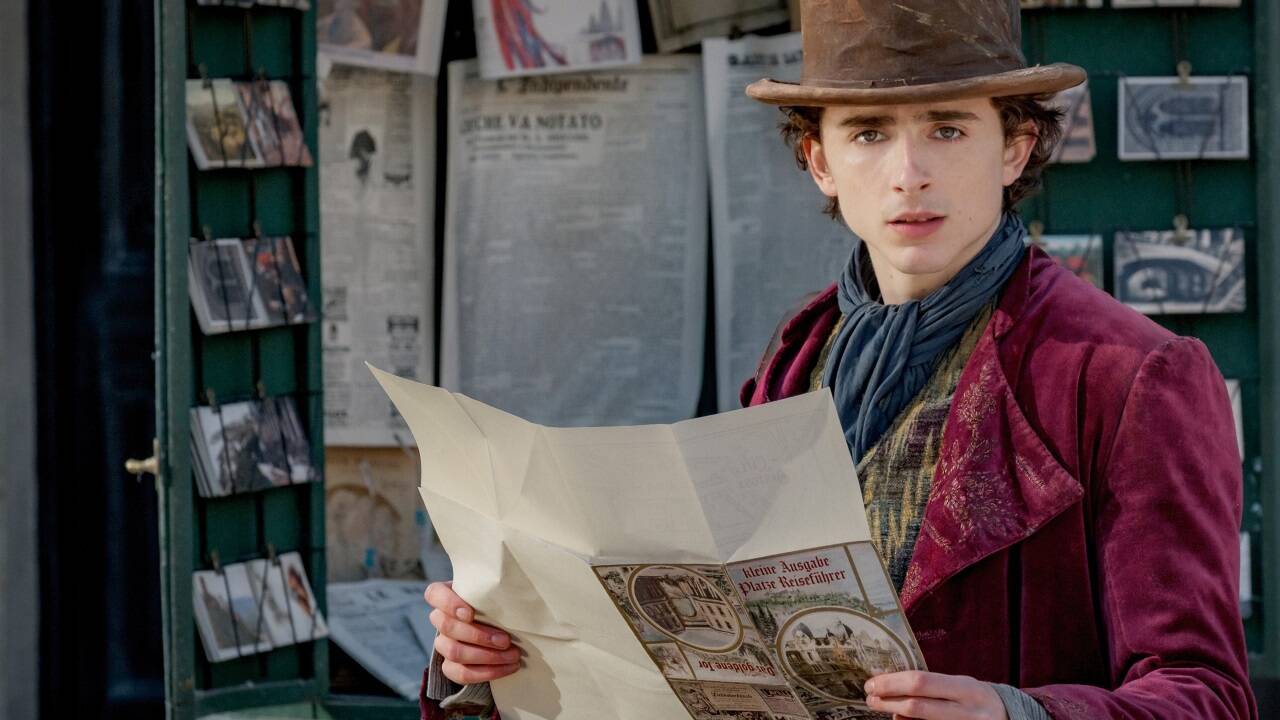 Bilder zum Film „Wonka“. 