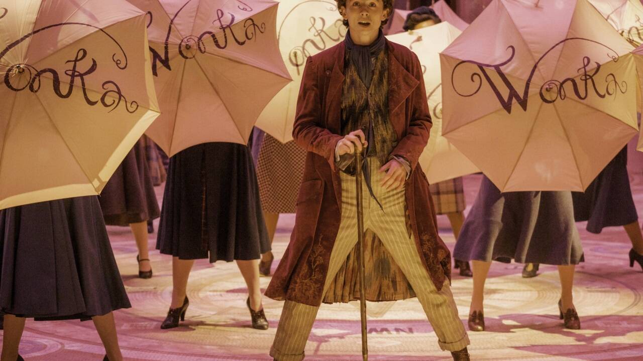 Bilder zum Film „Wonka“. 