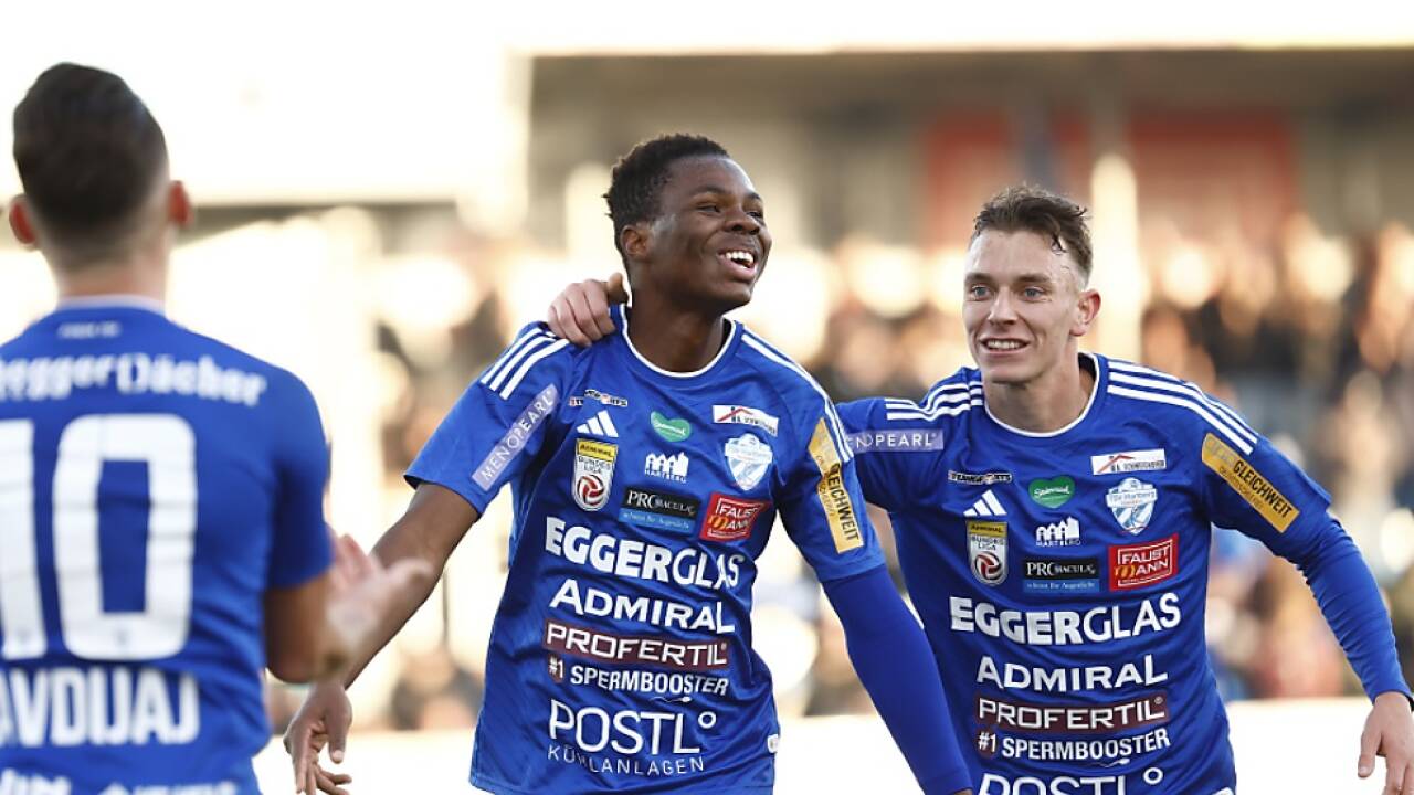 Sangare jubelt über sein erstes Saisontor  Sangare jubelt über sein erstes Saisontor