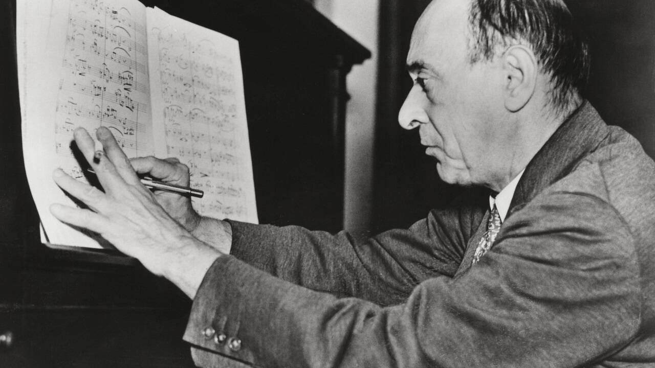 Arnold Schönberg , ca. 1935 in Los Angeles. 