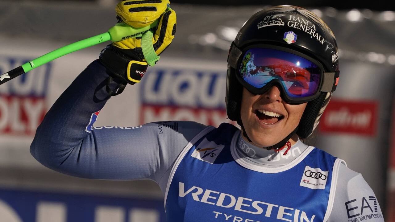 Siegerin Federica Brignone.  