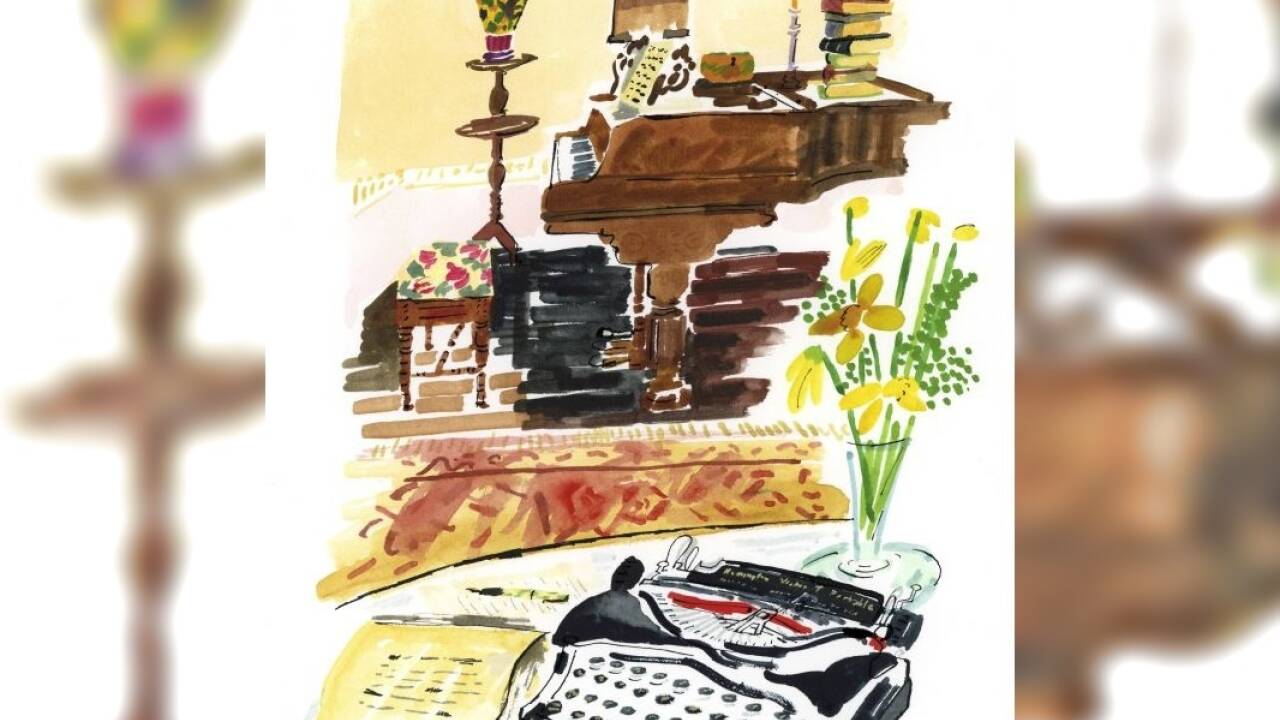 Arbeitsplatz von Agatha Christie 