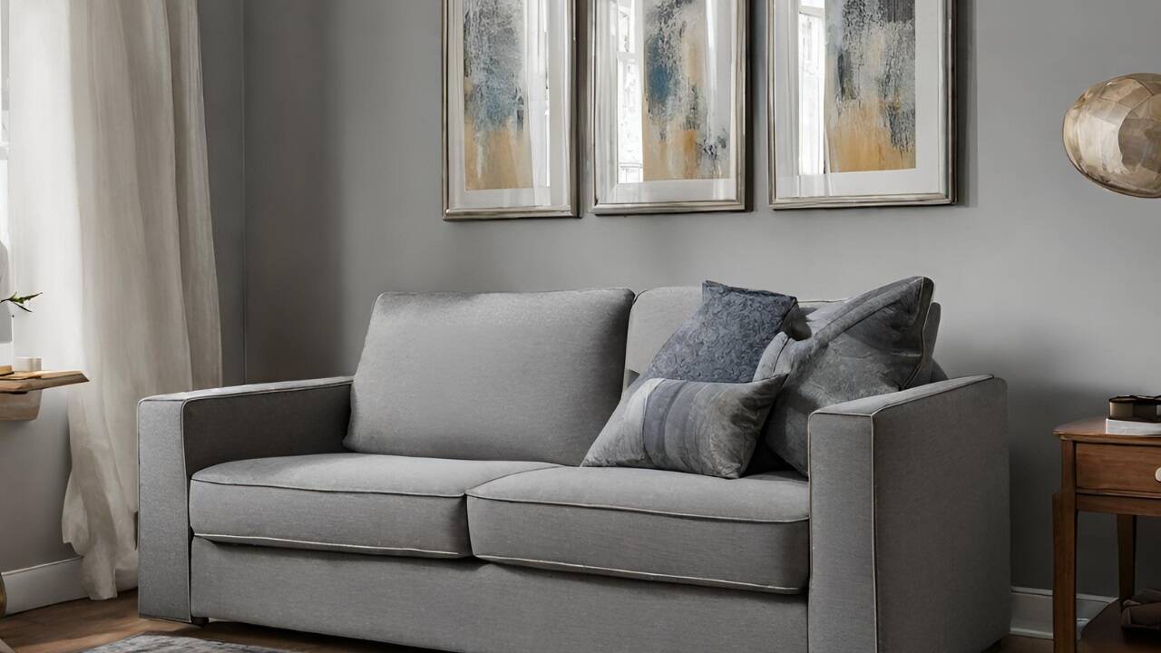Praktisch: Die ausziehbare Couch. 