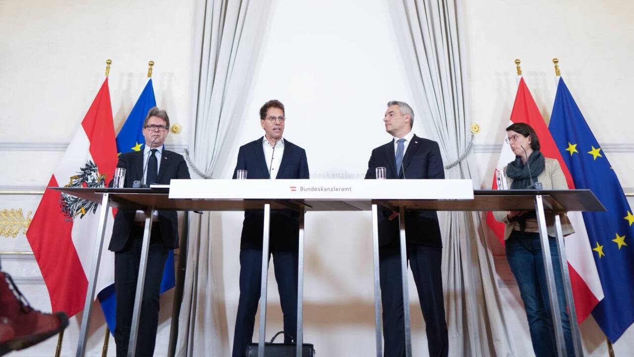 Pressekonferenz der Bundesregierung am Donnerstag. 