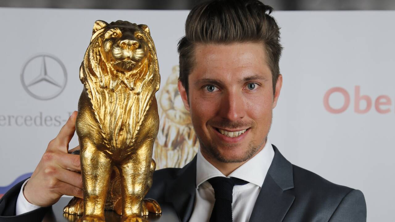 Marcel Hirscher sicherte sich zum bereits fünften Mal den Goldenen Leonidas-Löwen.  