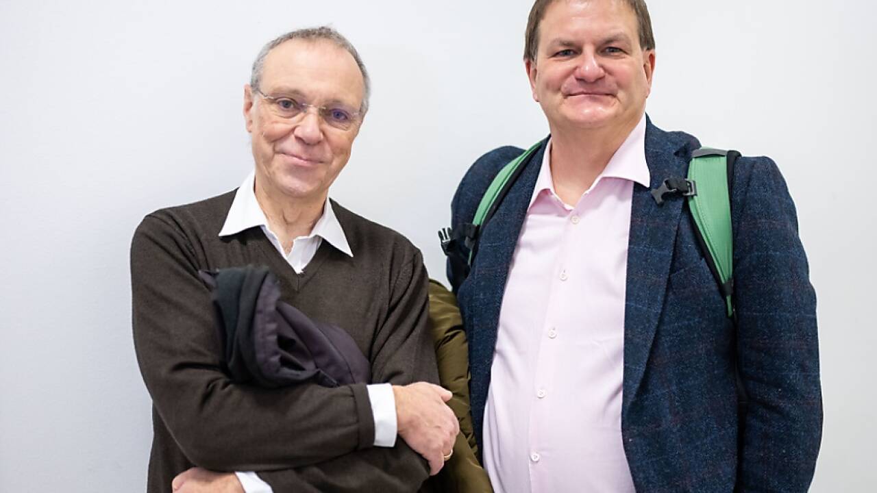 Kläger Martin Thoma und 'art but fair'-Sprecher Wolfgang Ablinger-Sperrhacke 