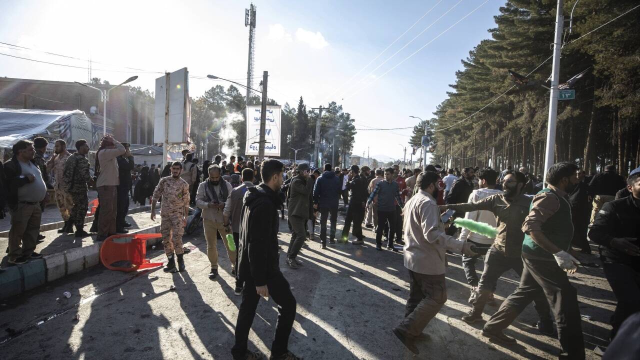 Explosionen im Iran. 