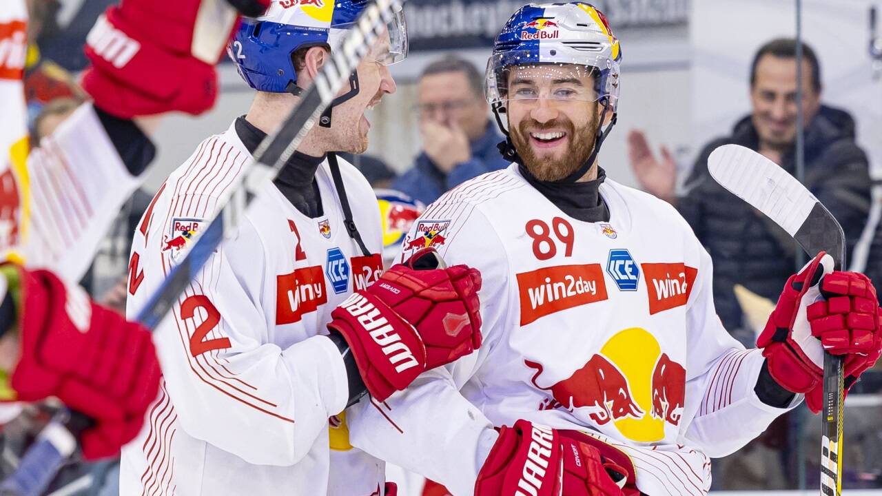 Salzburg (Lewington/2, Baltram/89) hat gegen Asiago drei Punkte fest eingeplant. 