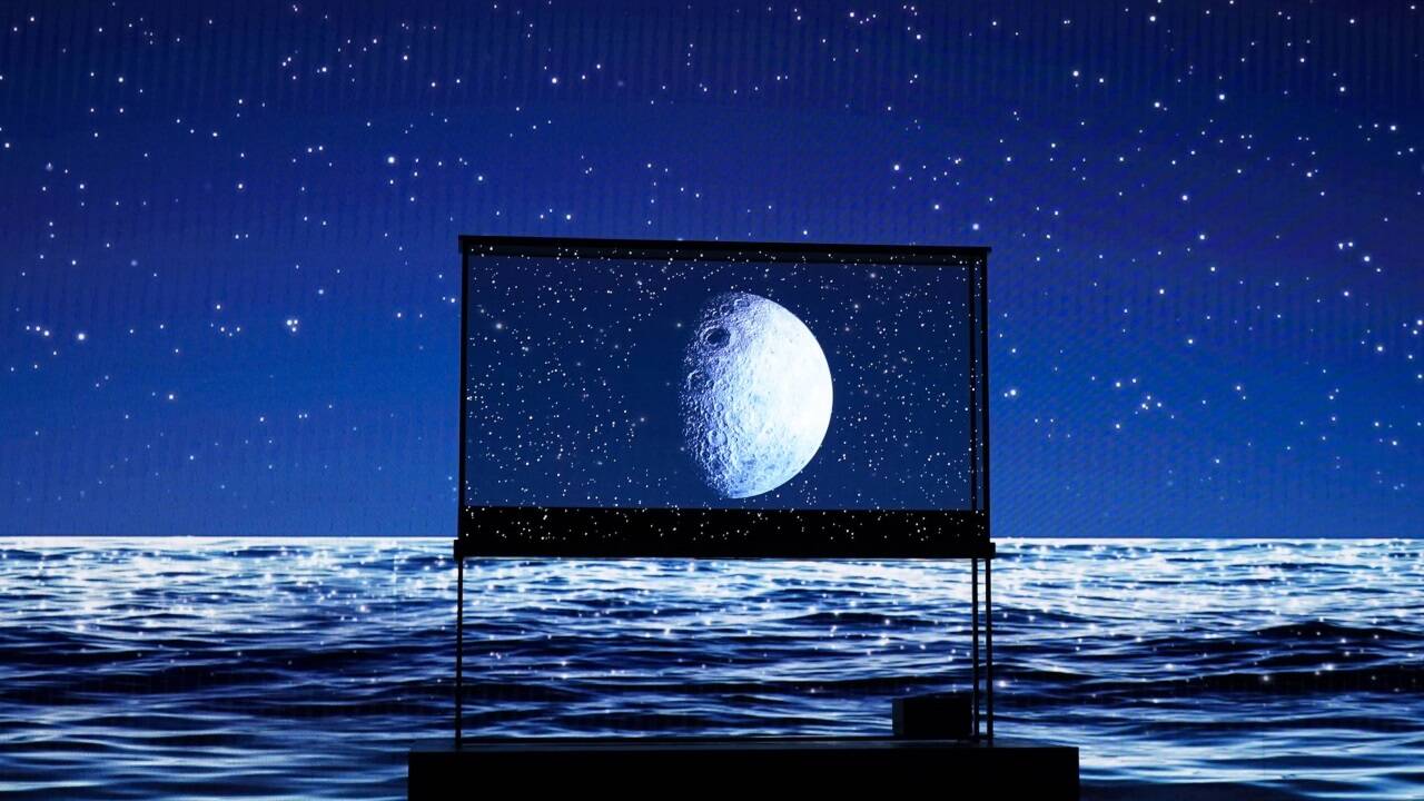 LG präsentierte den transparenten OLED T und ... 