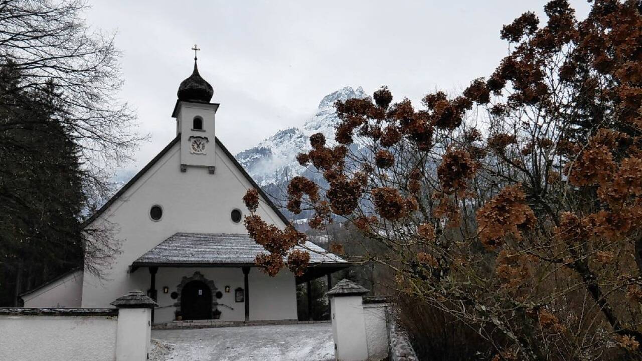 Das Kirchlein St. Barbara.  