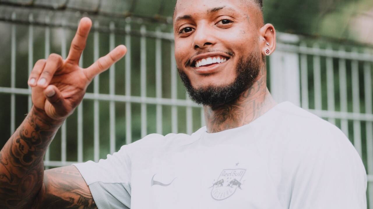 Salzburg-Stürmer Fernando wirkte im Test gegen Elversberg fit und will bei den Bullen nun endlich durchstarten. 