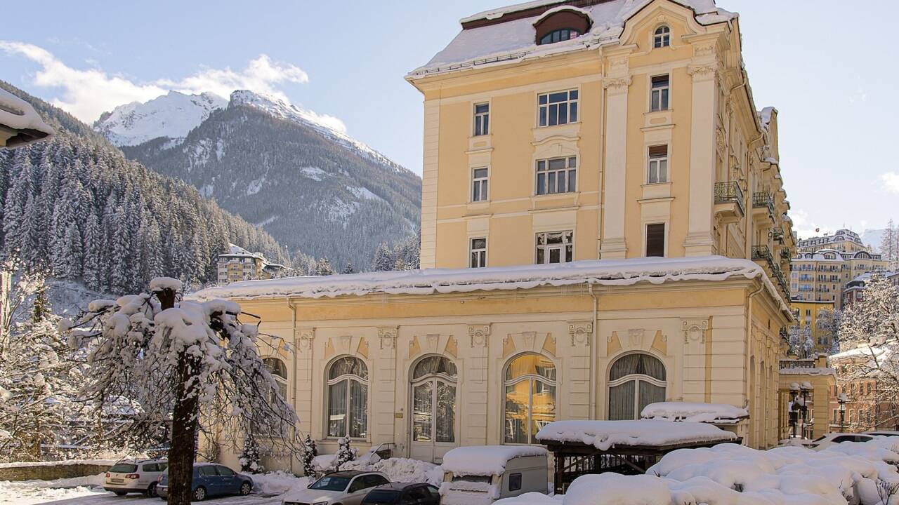 Blick auf das ehemalige Casino.  