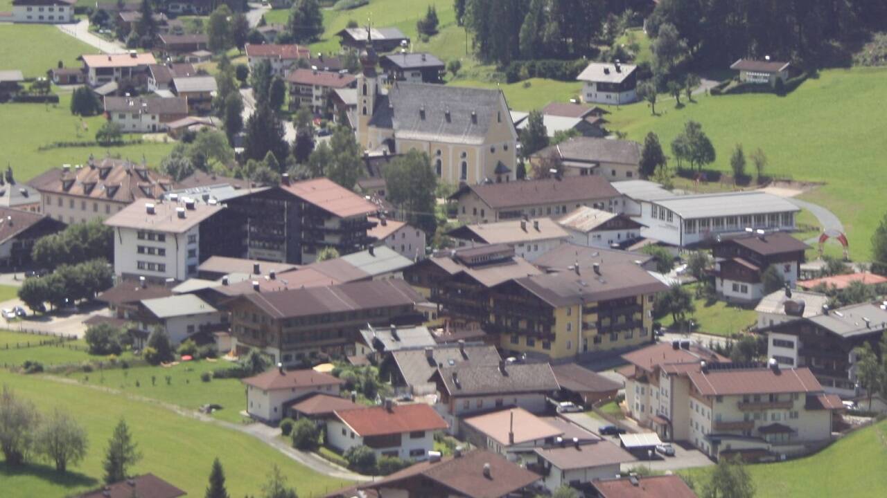 Die kleine Tiroler Gemeinde Waidring. 
