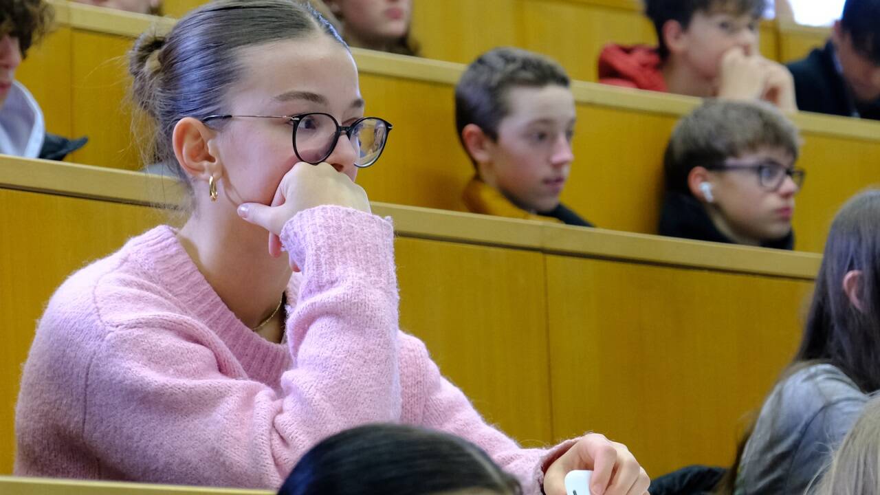 Salzburger Schülerinnen und Schüler zu Gast an der Naturwissenschaftlichen Fakultät der Universität Salzburg.  