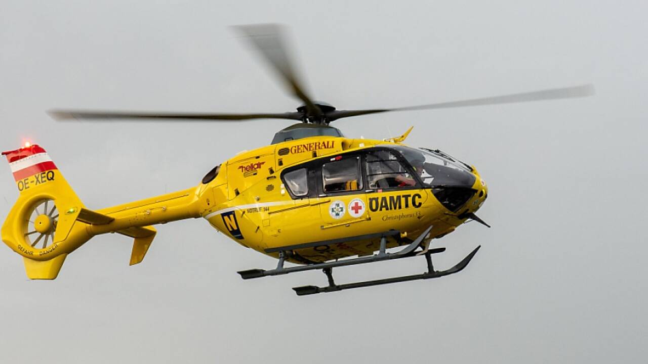 Ein ÖAMTC-Rettungshubschrauber kam zum Einsatz 