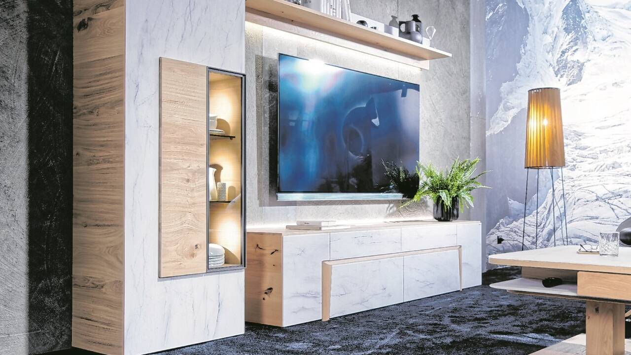 Voglauer aus Abtenau hat das Thema „Gletscher“ als Designelement in die neue Kollektion eingebracht.  