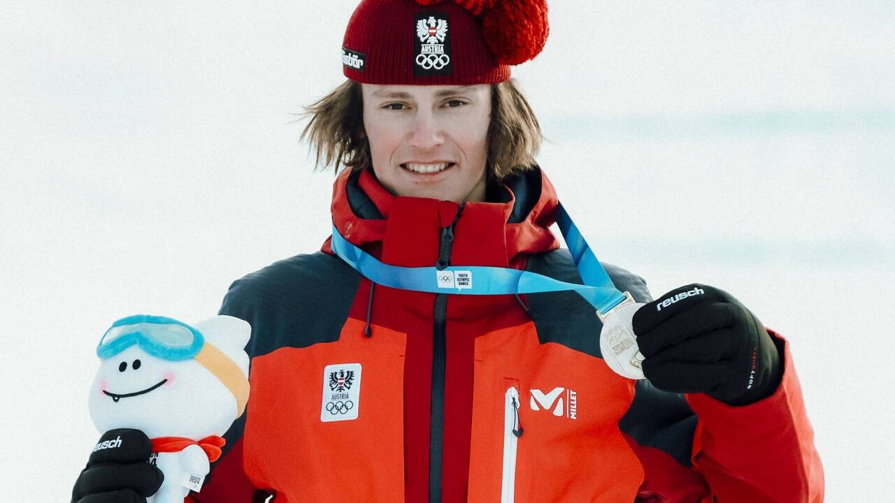 Janik Sommerer holte Silber im Skicross.  