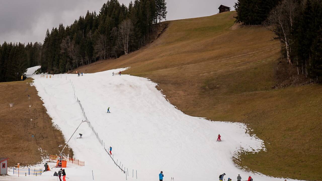 Tage mit Naturschneebedeckung werden bis 2050 merklich weniger 