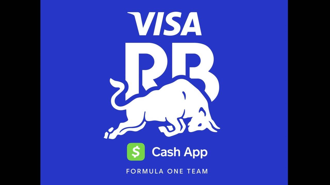 Das neue Logo des Visa Cash App RB Formula One Teams. 