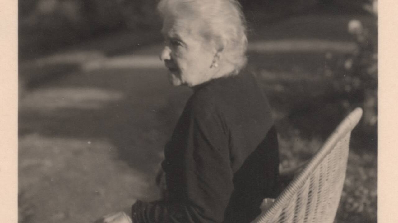 Henriette Feilchenfeld in St. Gilgen im Jahr 1938. 