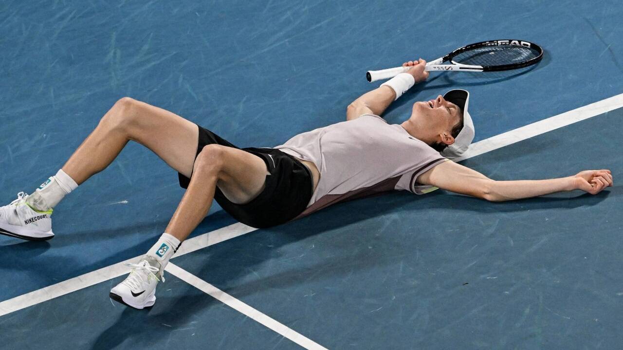 Jannik Sinner am (vorläufigen) Ziel seiner Träume. 