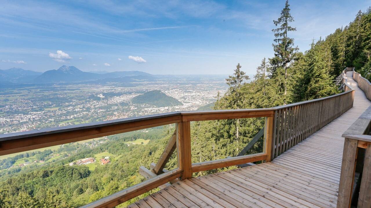 Der Gaisberg Rundwanderweg ist gesperrt. 