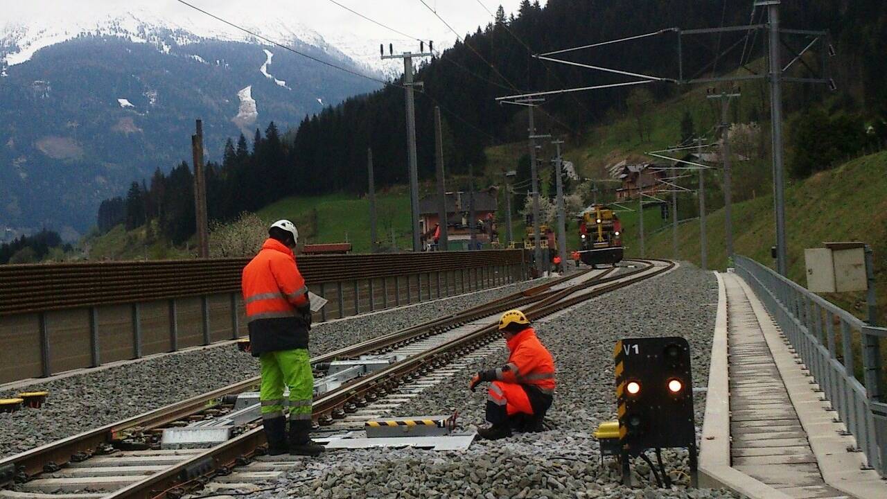 Premiere in Gastein: Die neue Eisenbahnbrücke ist in Betrieb