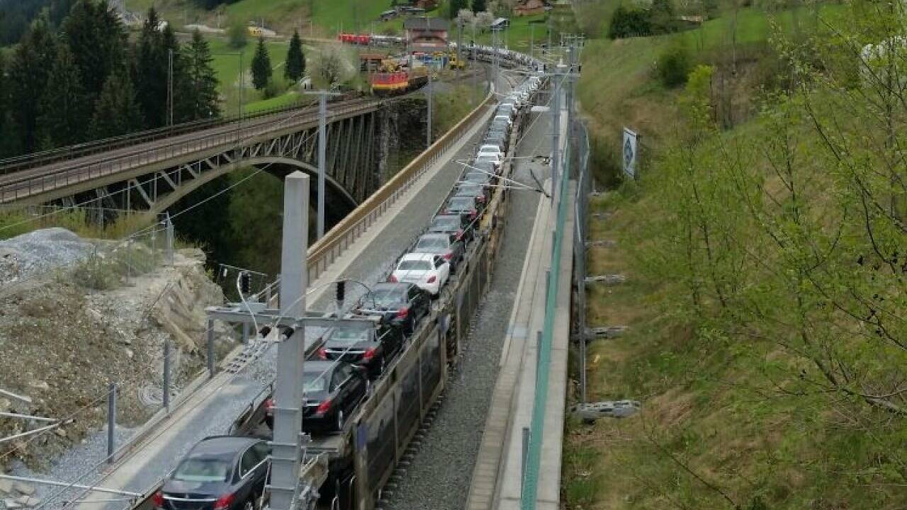 Premiere in Gastein: Die neue Eisenbahnbrücke ist in Betrieb
