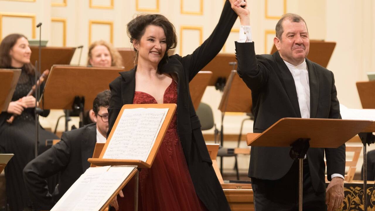 Anna Prohaska und Ivor Bolton 