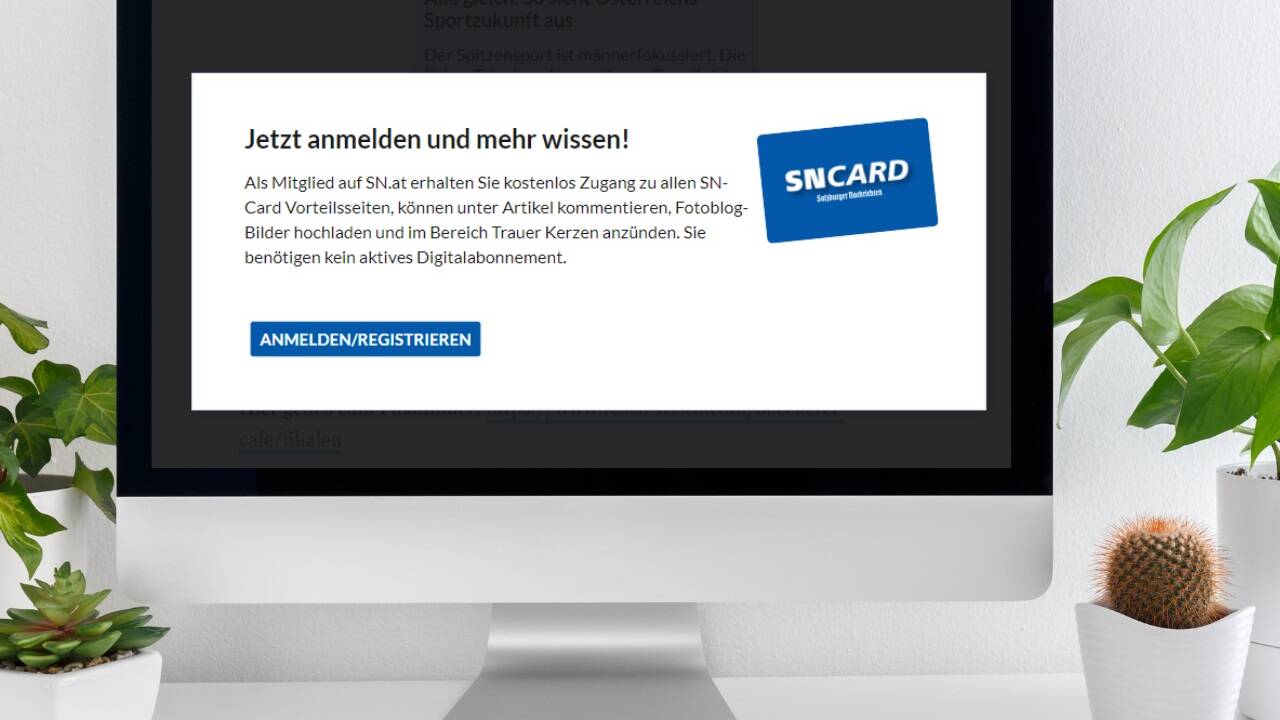 Als Mitglied auf SN.at erhalten Sie kostenlos Zugang zu allen SN-Card Vorteilsseiten.   Als Mitglied auf SN.at erhalten Sie kostenlos Zugang zu allen SN-Card Vorteilsseiten.