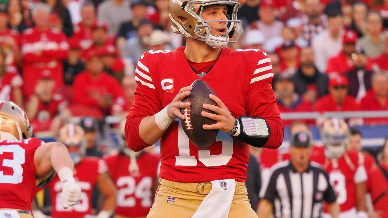 Brock Purdy ist der Quarterback der 49ers. 